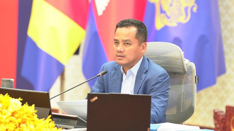 កិច្ចប្រជុំតាមដានវឌ្ឍនភាពការងារ នៃក្រុមការងារតាមដាន ត្រួតពិនិត្យការអនុវត្តតួនាទី ភារកិច្ច និងប្រសិទ្ធភាពការងារក្នុងសមត្ថកិច្ចក្រសួងមហាផ្ទៃ